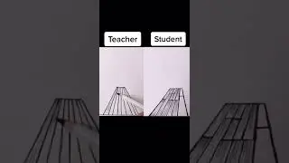 Teacher vs Student drawing challenge 