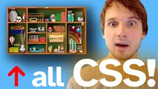 Web Developer Reacts: Insane Personal Portfolio! How is this ALL CSS??