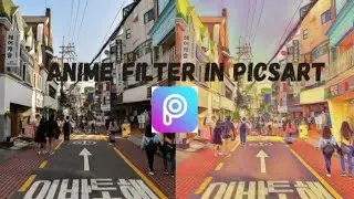 anime inspired filter in PicsArt