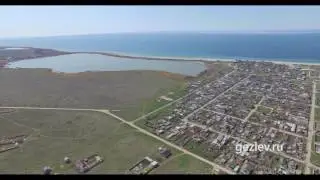 Штормовое, Сакский район, Крым, купить недвижимость и участки возле моря с высоты птичьего полета.