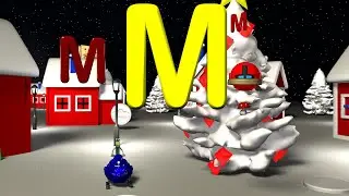 Learn the Letter M - 360° 3D VR Animated Kids Video