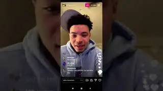 Lil Mosey Talking With Fans On Instagram Live