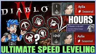 Diablo 4 - Get ANY Class to 100 FAST & EASY - Free Season 5 Alts - ULTIMATE Leveling Guide & More!