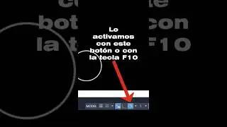 El 𝙧𝙖𝙨𝙩𝙧𝙚𝙤 𝙥𝙤𝙡𝙖𝙧 en #AutoCAD restringe el movimiento del cursor a ángulos precisos #cadisac