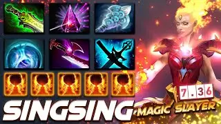 SingSing Lina Magic Slayer - Dota 2 Pro Gameplay [Watch & Learn]