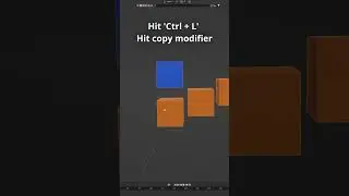 Duplicate Modifiers Between Objects in Blender #blender #blender3d #blendertutorial