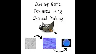 GIMP Series Video 2 -- Storing Game Textures using Channel Packing and Discussion of Issues