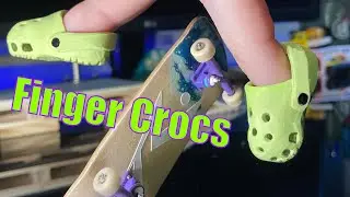Making Mini Crocs Shoes For Fingers Using Polymer Clay