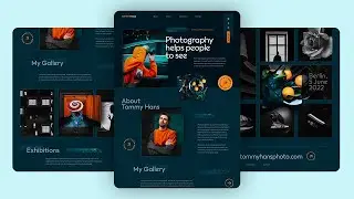 Build & Deploy a Responsive Photography Portfolio Website HTML CSS & JavaScript - Complete Tutorial