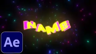 COLORFUL TEXT ANIMATION - After Effects Tutorial (NO PLUGINS)