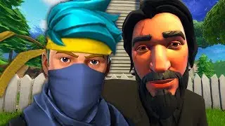 NINJA vs John Wick - A Fortnite Short Film
