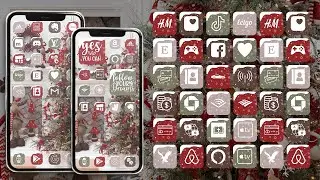 Christmas icon packs for ios 14 widgetsmith icons aesthetic app icons