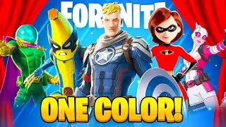FASHION SHOW but everyone is ONE COLOR!