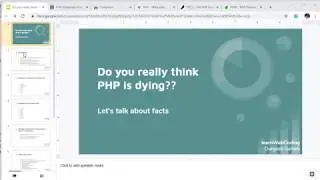 Do you think PHP dead - Let's talk about facts 2020