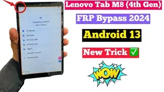 Lenovo Tab M8 (4th Gen) Frp bypass ✅2024| With Cm2 Dongle Lenovo Tab Google Account remove 2024.