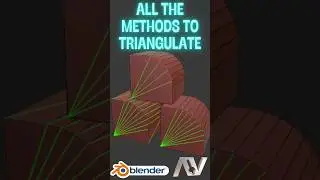 All the methods to triangulate a mesh in Blender