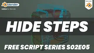 Fix Blender Hiding/Revealing |Free Script Series S02E05| Hide Steps Free Addon | Free Blender Addon