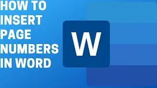 How to insert and remove page numbers in Word