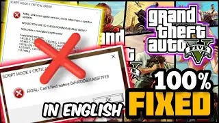 [SOLUTION IN ENGLISH] SCRIPT HOOK V CRITICAL ERROR 2023 | Script Hook V | GTA 5 Mods | THE NOOB