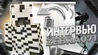 Интервью у @zebra071 | MineBlaze | Как стал ютубером? Почему пошел на хелпера?