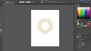 How to create a spirograph effect using illustrator