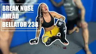 Cris Cyborg BREAKS HER NOSE ahead of Bellator 238 fight