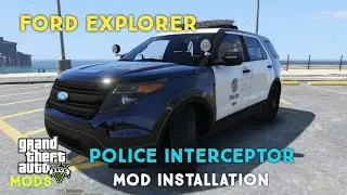 Ford Explorer Police Interceptor Utility Vehicle mod installation | Gtav | Gamebank