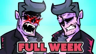 FRIDAY NIGHT FUNKIN' Corruption' mod DaddyDearest vs EVIL BOYFRIEND Full Week Recreation