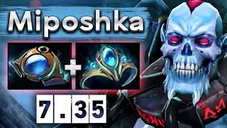 Мипошка на Личе наслаждается дотой - Miposhka Lich 7.35 DOTA 2