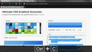 CSS3 // Generar degradados con Ultimate CSS Gradient Generator