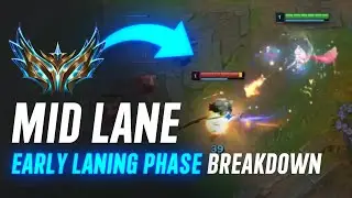 Eagz Coaching CHALLENGER EUW MID LANER - Early Laning Phase Breakdown - Ahri vs Yasuo