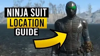 Fallout 4: Hidden Secret Ninja Stealth Looking Armor (Far Harbor WetSuit Location)