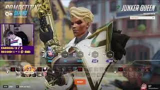 22K DMG! ROMANI JUNKER QUEEN GAMEPLAY OVERWATCH 2 SEASON 16 TOP 500