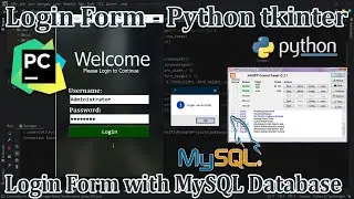 Python Programming - Userlogin Form - Python GUI - tkinter  - Login Form 