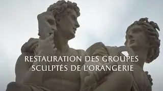 Restauration des groupes sculptés de l'Orangerie // Restoration of statuary from the Orangery