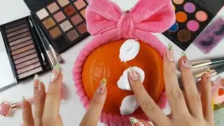 ASMR Makeup on Pumpkin | 99% of You Will Sleep😴 (No Talking)