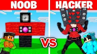 NOOB vs HACKER: I Cheated in a SPEAKER WOMAN Build Challenge!