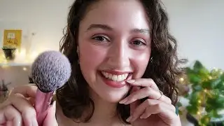 ASMR Besitos + Face Brushing (little kisses for Y♡U)