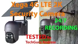 Xega 4G LTE 2K Outdoor Security Camera