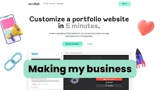 Updating the landing page of my business