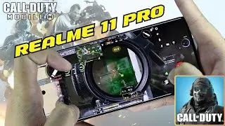 Realme 11 Pro Call of Duty Mobile Test With FPS Meter & Battery Drain Test