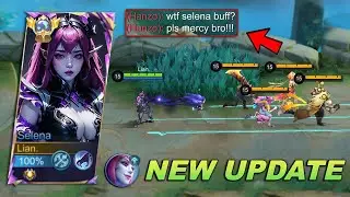 NEW UPDATE: SELENA NEW BUFF IS HERE!! MID LANE SELENA IS BACK?! (long wait is over)