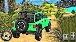 Offroad Jeep Driving Simulator - Luxury SUV 4x4 Prado Stunts - Best Android GamePlay #2