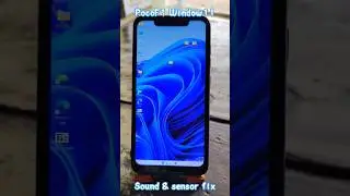 Poco F1 Window 11 Sound Fix Sensor Fix #pocof1 #woa #windowonarm