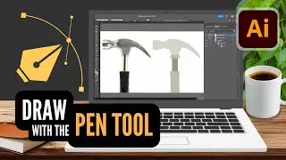 How to Draw using Pen Tool in Adobe ILLUSTRATOR // Logo Design Tutorial 2024