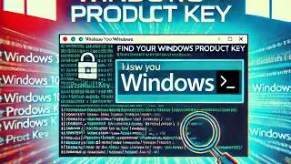 How to Find Your Windows Product Key