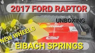 New Wheels for my 2017 Ford F150 Raptor - Eibach Springs Unboxing