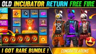 Finally I Got Most Rare Phantom bunny Bundle 🥳| Slaughter Party Incubator Return| FreeFire New Event