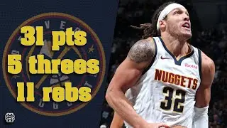 Aaron Gordon 31 pts 5 threes 11 rebs vs Wolves 24/25 season