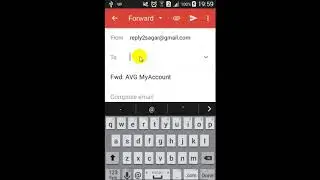 How to forward a mail in Gmail android app | Forward an email from Mobile app